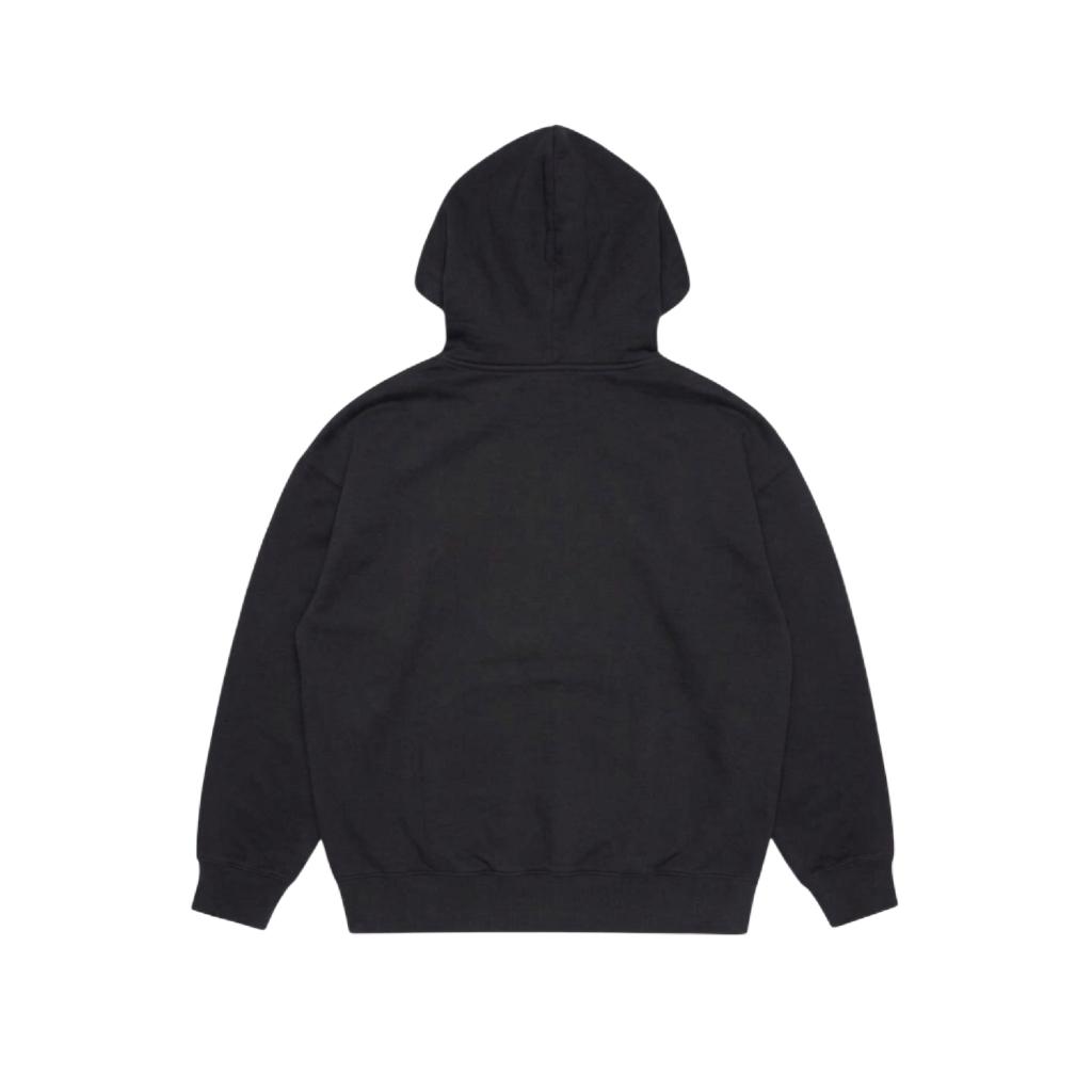 PRUDELS — Hoodie Streetwear — Artikel Fireflame Black — High-Density Screen Printing — Fleece Cotton 330 Gsm Heavyweight foto 2