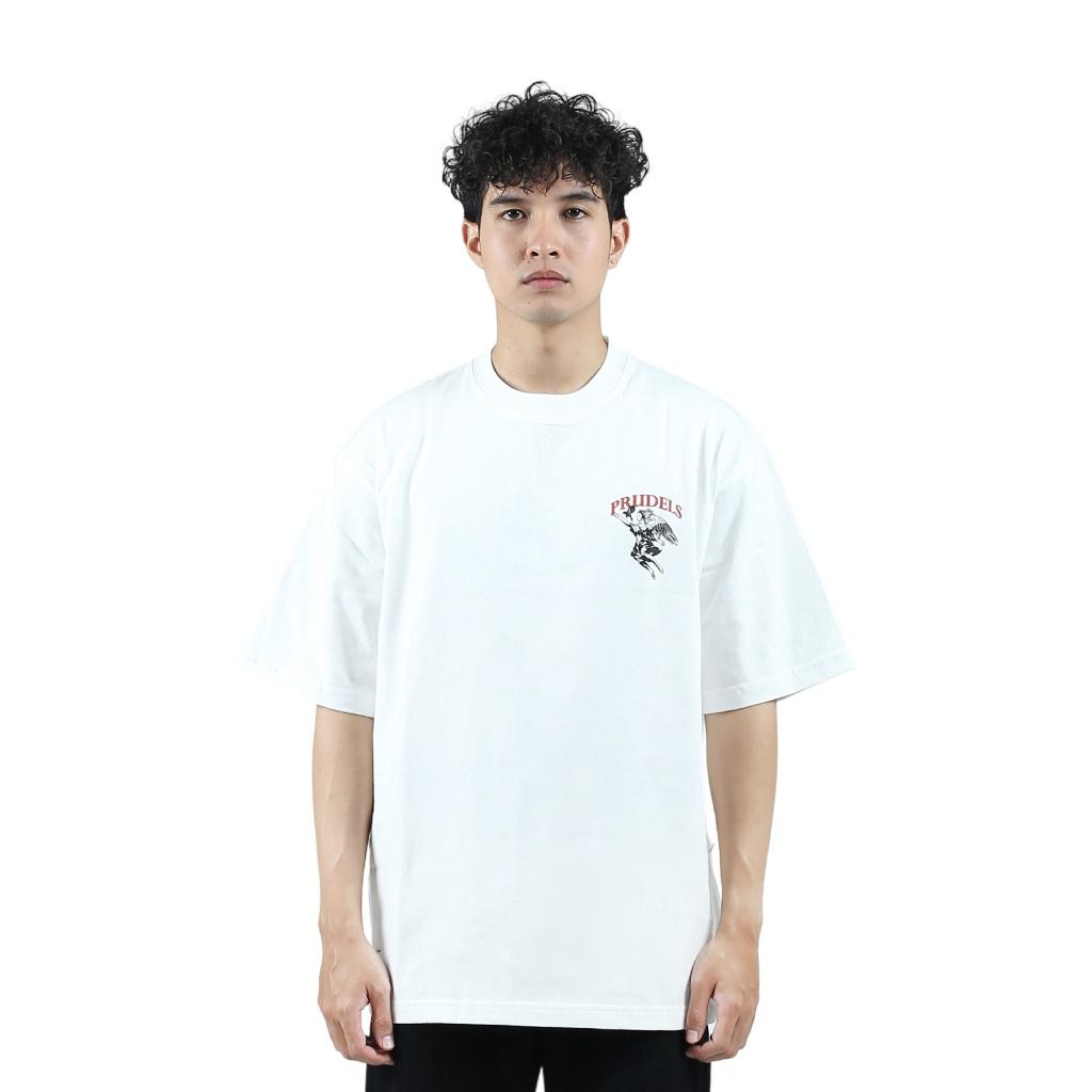 Prudels Kaos Oversize Hitam Unisex - Premium Distro Streetwear - Artikel Keep - Full Cotton 16s Fit & Tebal foto 4