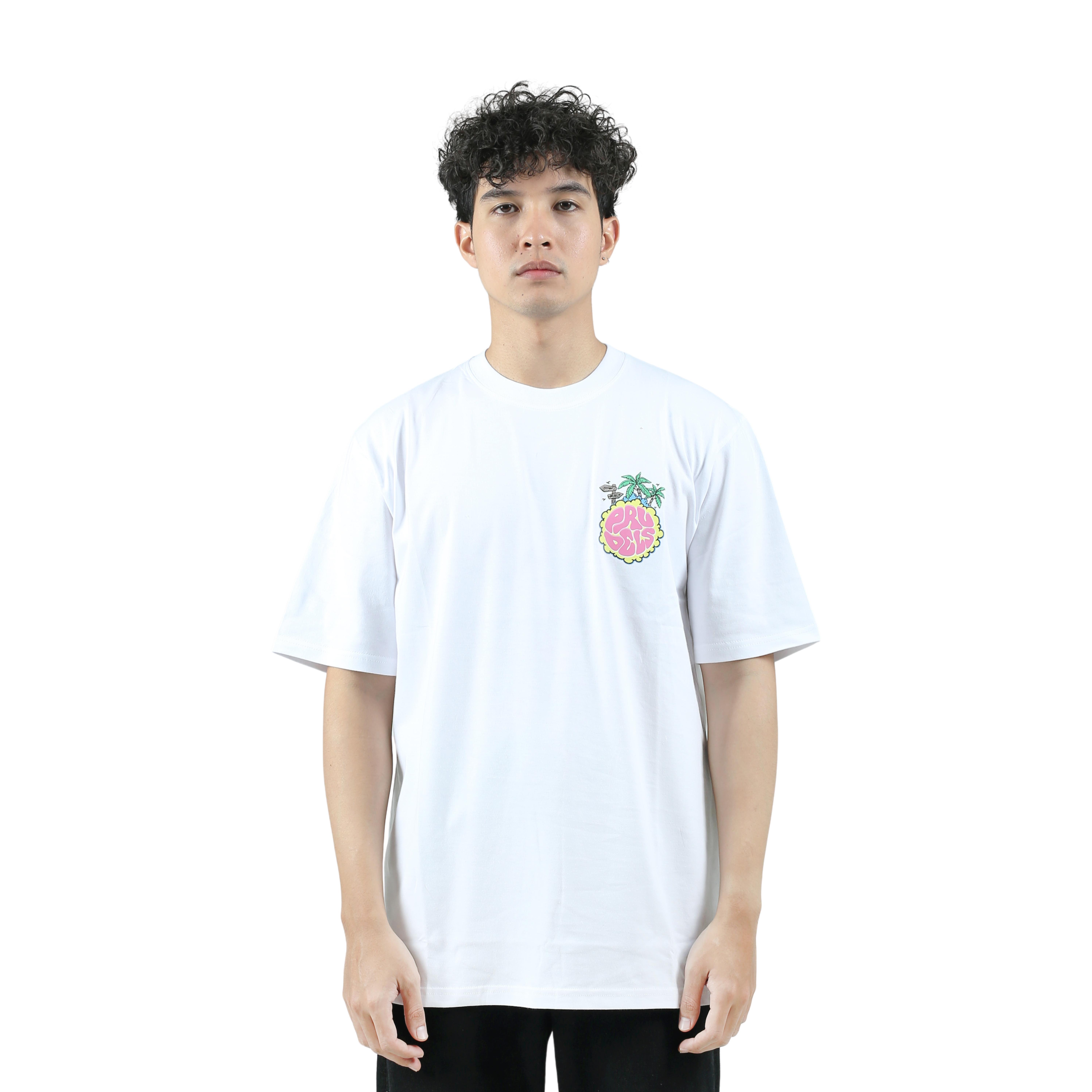 Prudels Kaos Reguler Unisex - Premium Distro Streetwear - Artikel Beach - Cotton 24s Lembut & Nyaman foto 2