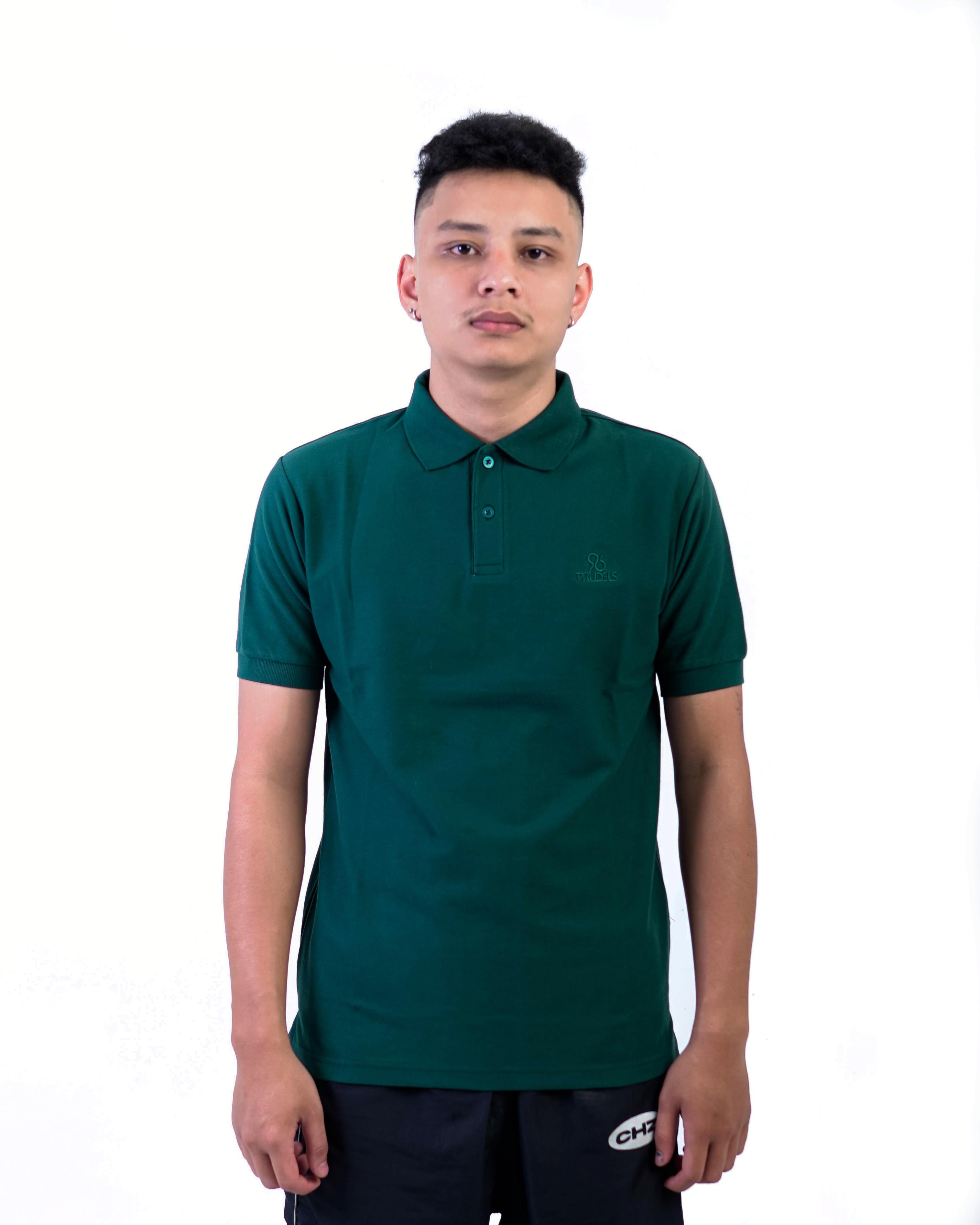 Prudels Kaos wangki Kaos kerah Poloshirt basic army W0002 foto 8