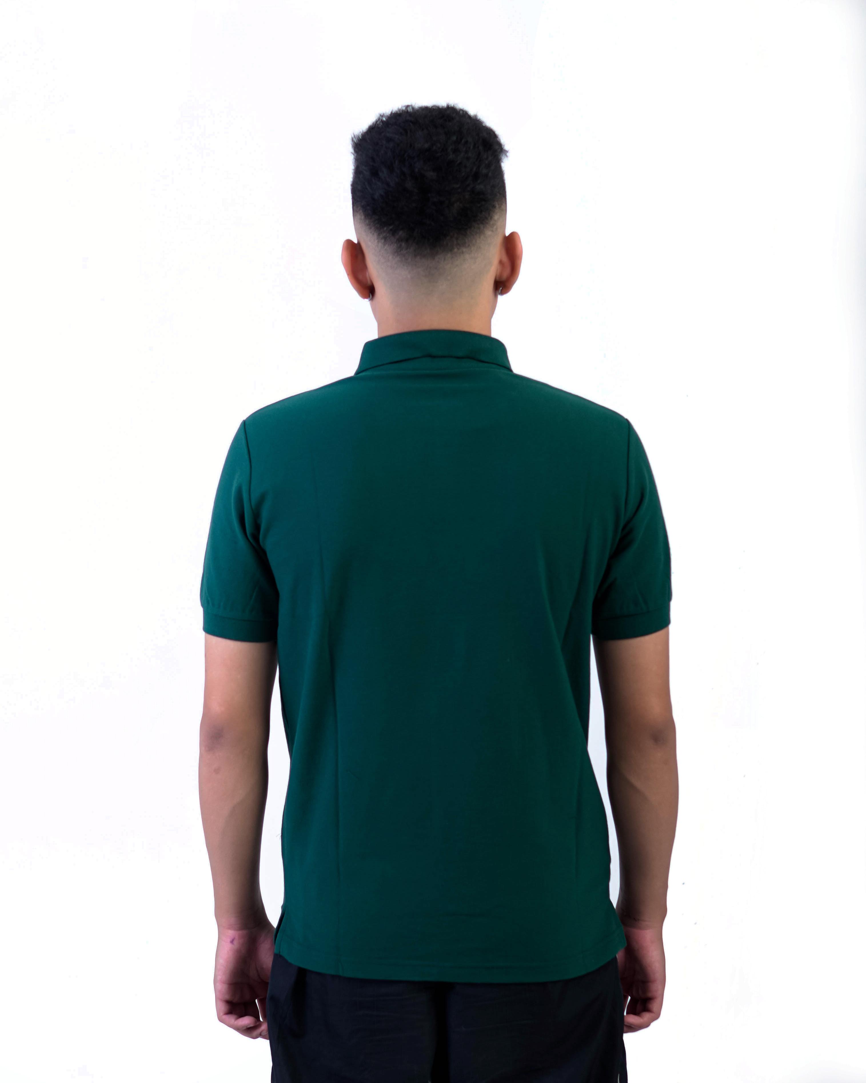 Prudels Kaos wangki Kaos kerah Poloshirt basic army W0002 foto 9