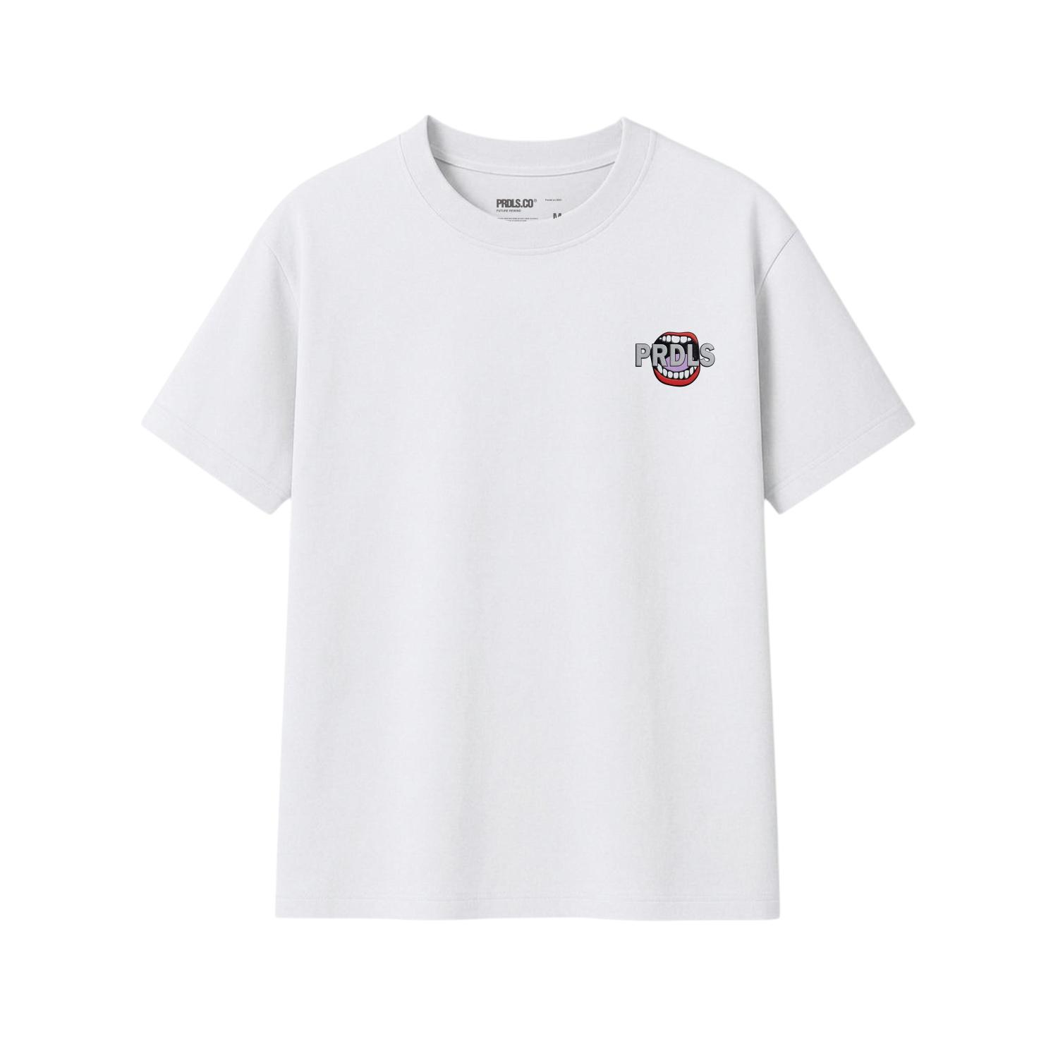 PRUDELS T-Shirt Reguler - Artikel Reality - Kaos Putih Distro Streetwear Premium Bahan Cotton 24s Sablon Plastisol Awet foto 2